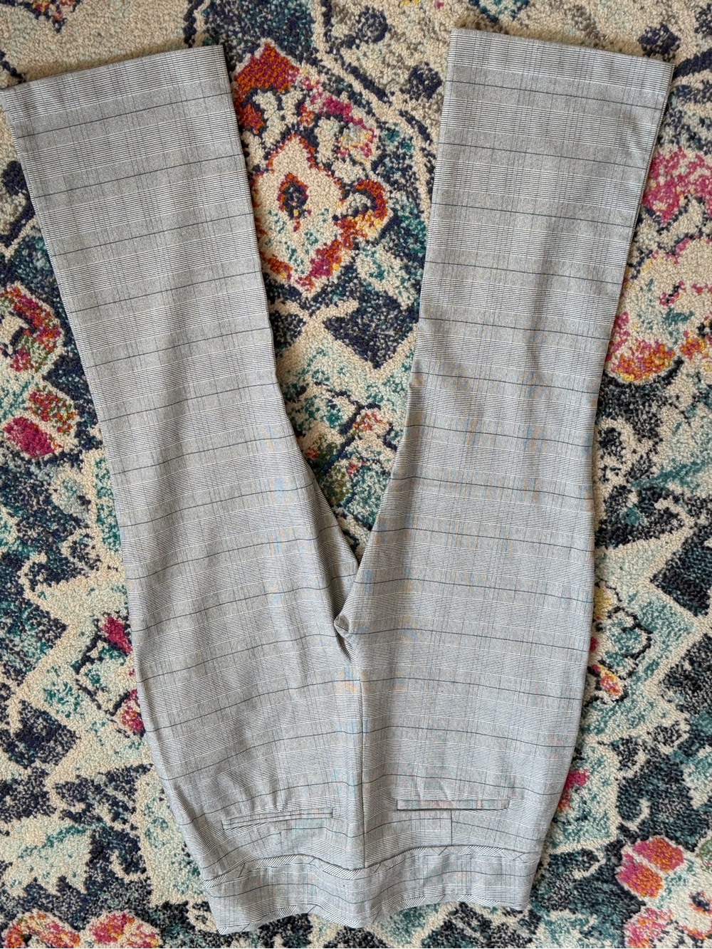 Violets & Roses Women’s Mid Rise Straight Pant - Picture 2 of 2